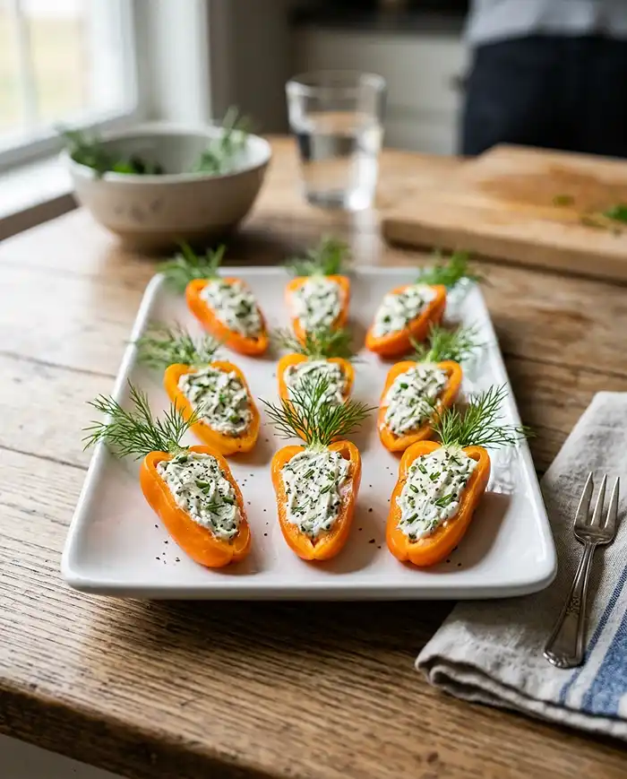 Mini Carrot Peppers Stuffed Recipe