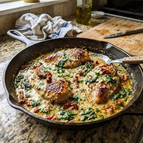 One-Pan Creamy Tuscan Chicken