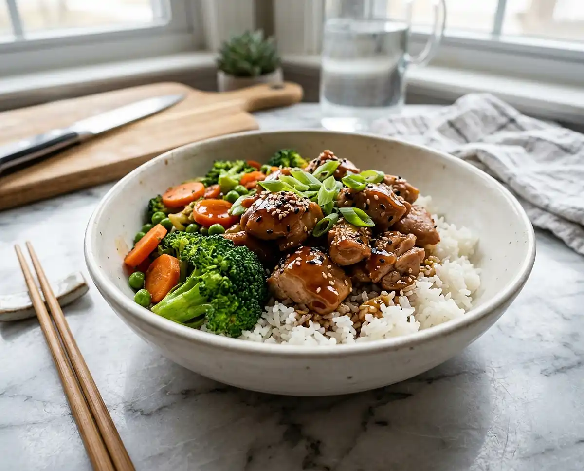 One-Pot Teriyaki Chicken Bowls
