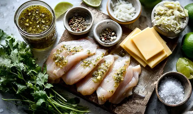 Grilled Salsa Verde Pepper Jack Chicken 3 Ingredients for Grilled Salsa Verde Pepper Jack Chicken