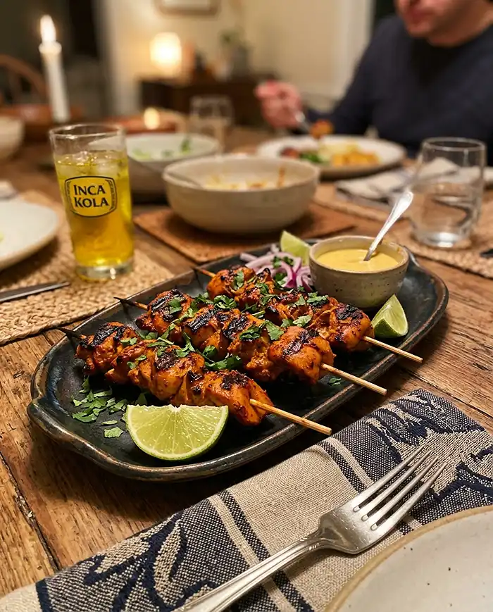 Peruvian Grilled Chicken Skewers 5 Peruvian Grilled Chicken Skewers Recipe