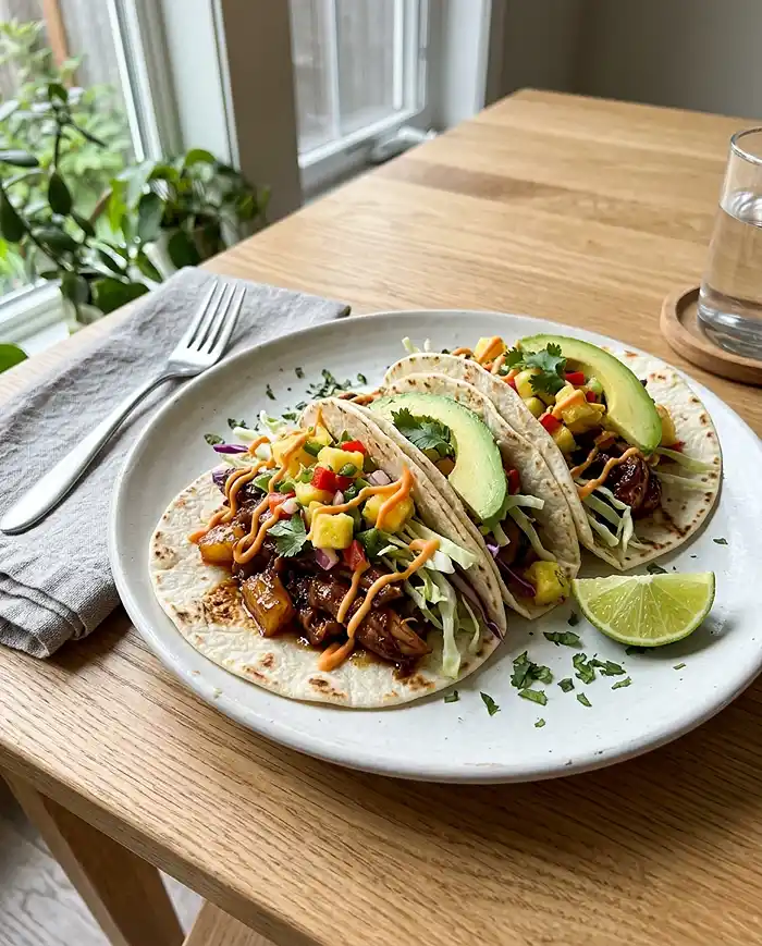 Pineapple Chicken Tacos recipe