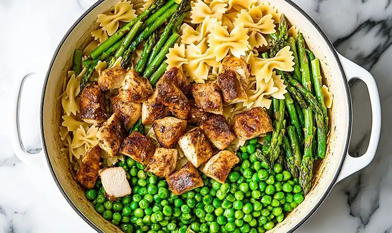 Chicken Pasta Primavera 4 Preparing Chicken Pasta Primavera