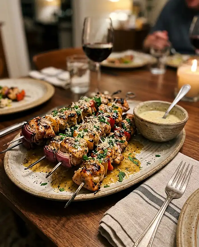 Ranch Garlic Parmesan Chicken Skewers 5 Ranch Garlic Parmesan Chicken Skewers Recipe