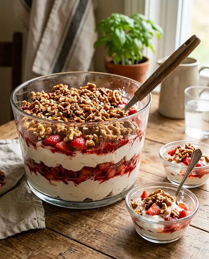 Refreshing Strawberry Crackle Salad Recipe