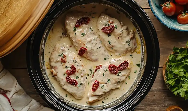 Crockpot Marry Me Chicken 4 Slow cooker Crockpot Marry Me Chicken