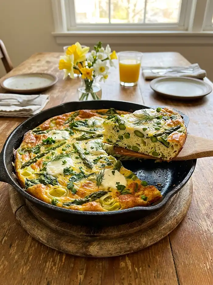 Spring Vegetable Frittata 5 Spring Vegetable Frittata for Mother