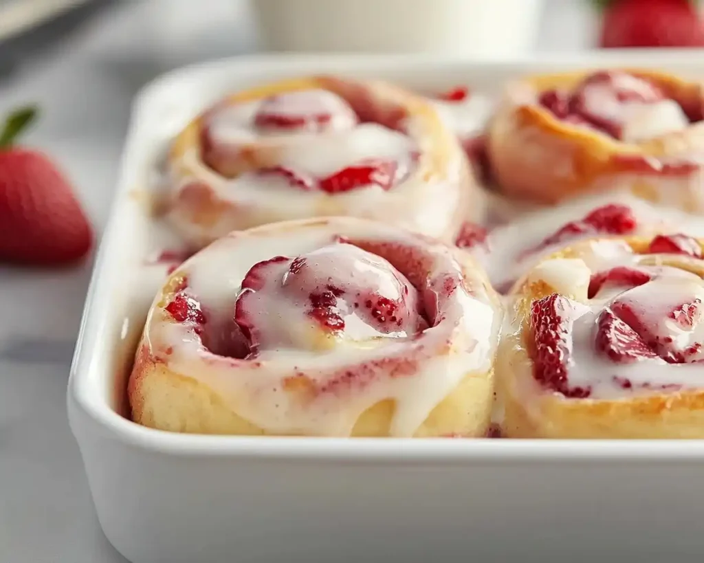 Strawberry Cinnamon Rolls