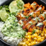 Street Corn Chicken Rice Bowl