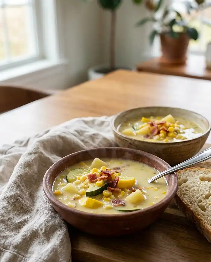 Summer Corn and Zucchini Chowder 5 Summer Corn and Zucchini Chowder Recipe