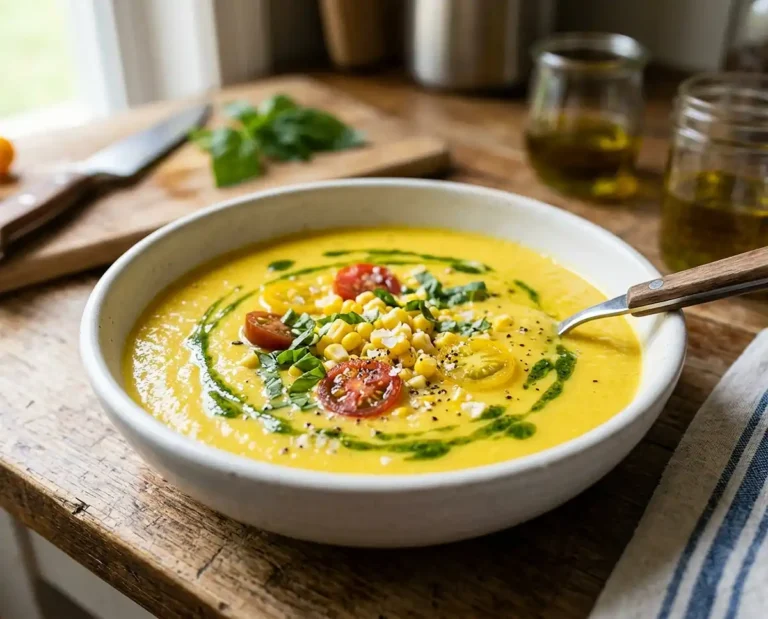 Summer Sweet Corn Gazpacho