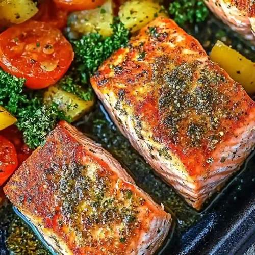 Za’atar Garlic Salmon Recipe