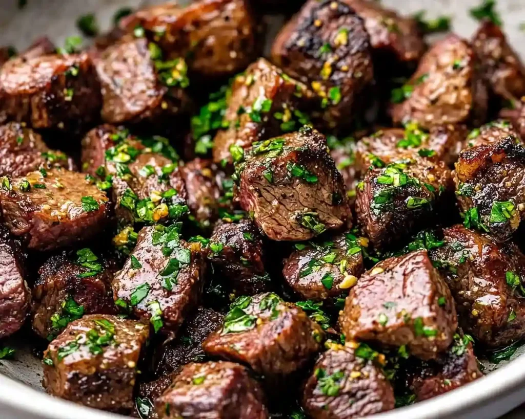 15-Minute Garlic Butter Steak Bites