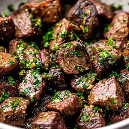 15-Minute Garlic Butter Steak Bites