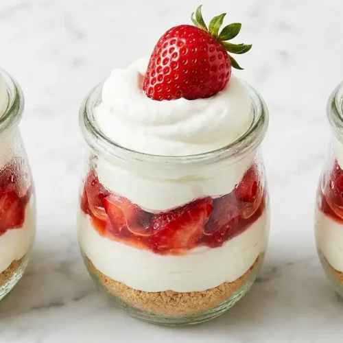 15-Minute No-Bake Strawberry Cheesecake Cups