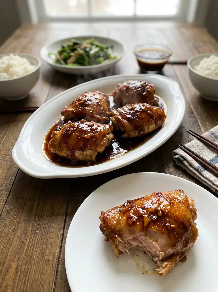 5-Ingredient Honey Garlic Chicken Thighs Recipe