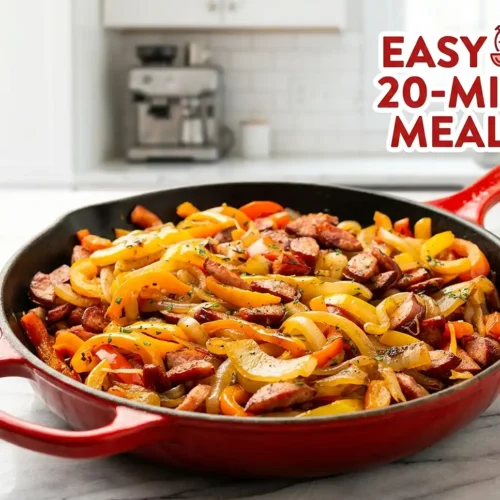 5-Ingredient Sausage and Pepper Skillet