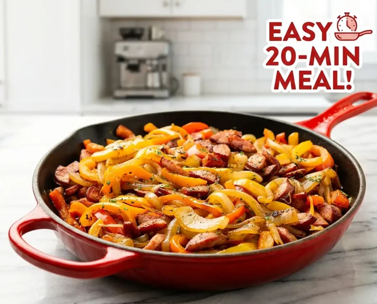 5-Ingredient Sausage and Pepper Skillet