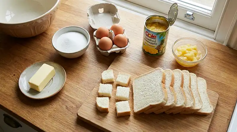 5 ingredients for pineapple stuffing recipe