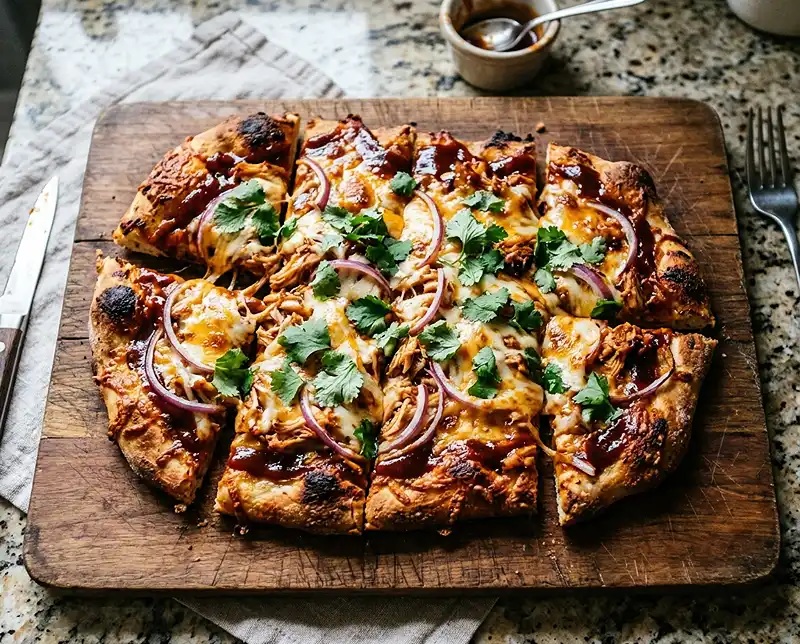 BBQ Chicken Flatbread Recipe
