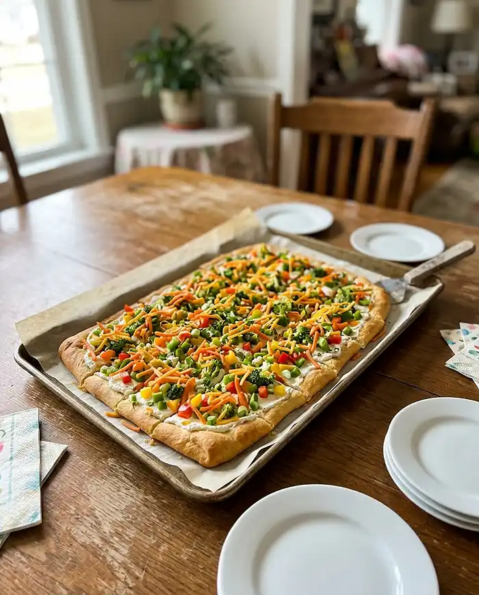 Best Cold Veggie Pizza Appetizer