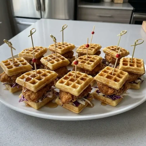 Chicken and Waffle Sliders