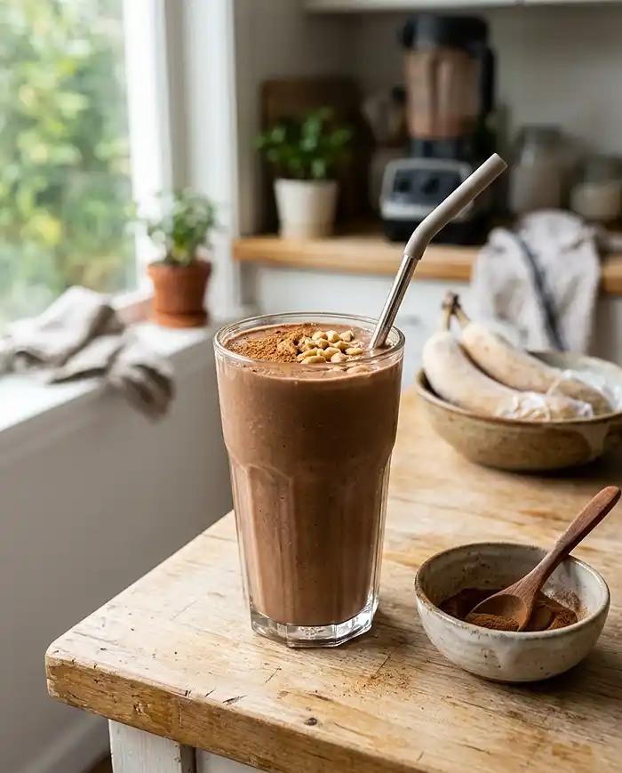 Chocolate Peanut Butter Smoothie Recipe