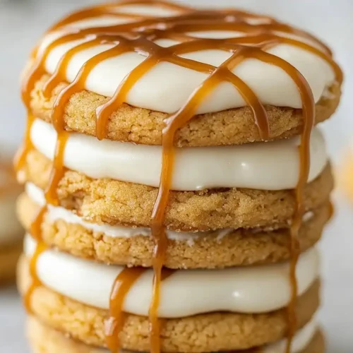 Crumbl Salted Caramel Cheesecake Cookies
