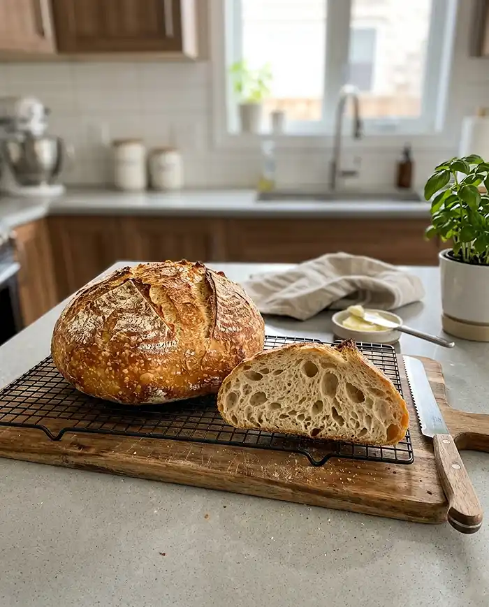 Easy Crusty French Bread (5-ingredient) | Tasty At Home