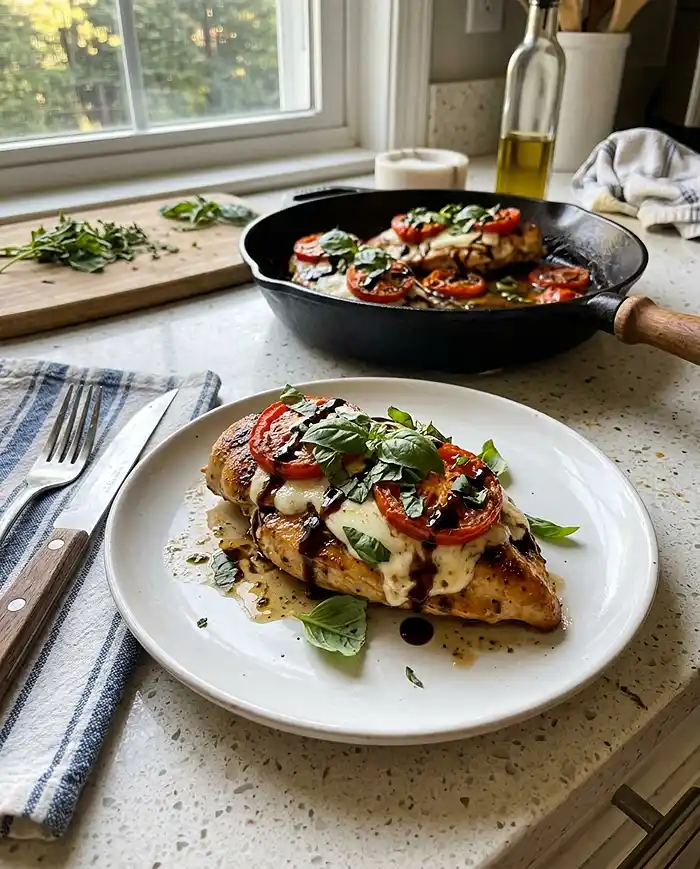 5-Ingredient Caprese Chicken Bake 6 Easy 5-Ingredient Caprese Chicken Bake