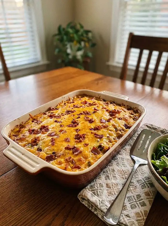 Low-Carb Bacon Cheeseburger Casserole 5 Easy Low-Carb Bacon Cheeseburger Casserole