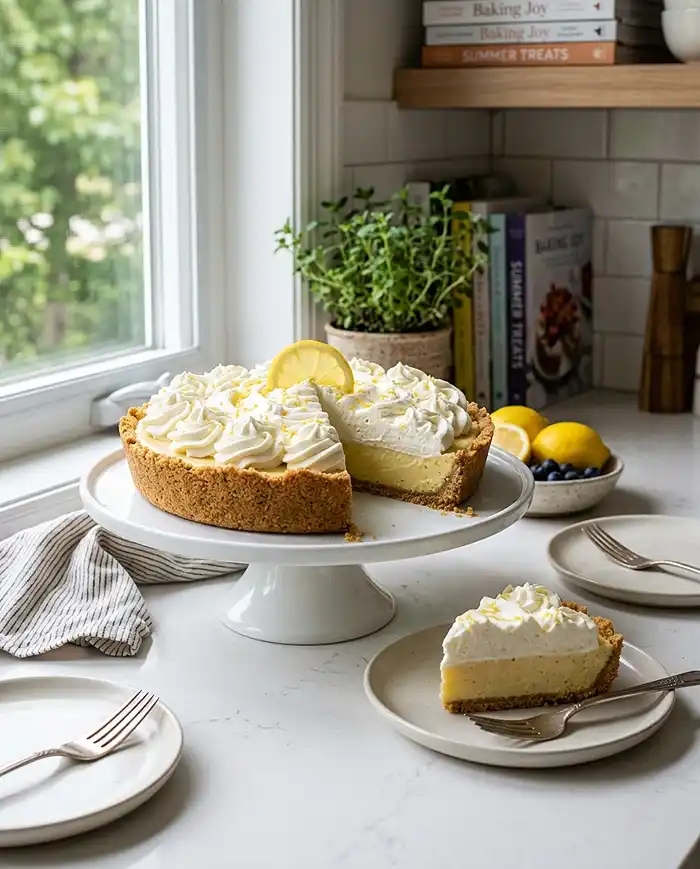 Making the No-Bake Lemon Icebox Pie Recipe
