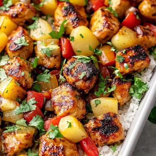 Hawaiian Chicken Sheet Pan