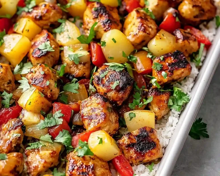 Hawaiian Chicken Sheet Pan