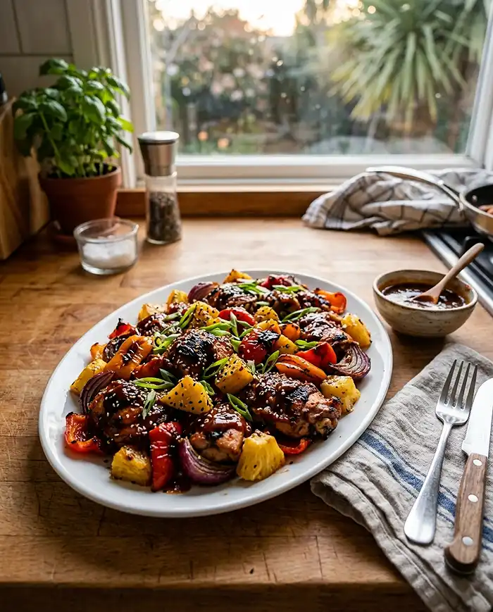 Hawaiian Chicken Sheet Pan Recipe
