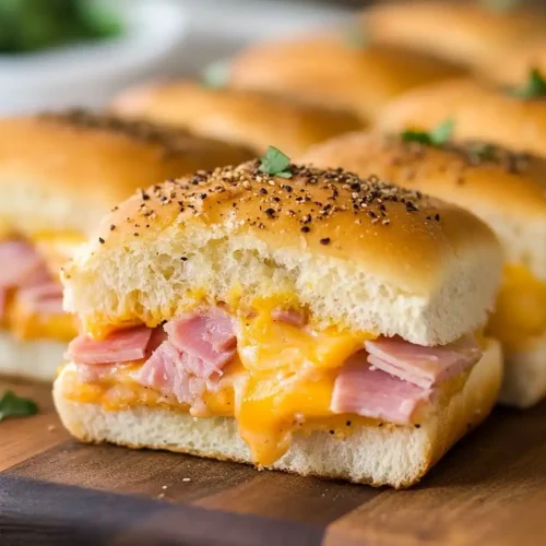 Hawaiian Roll Ham and Cheese Sliders