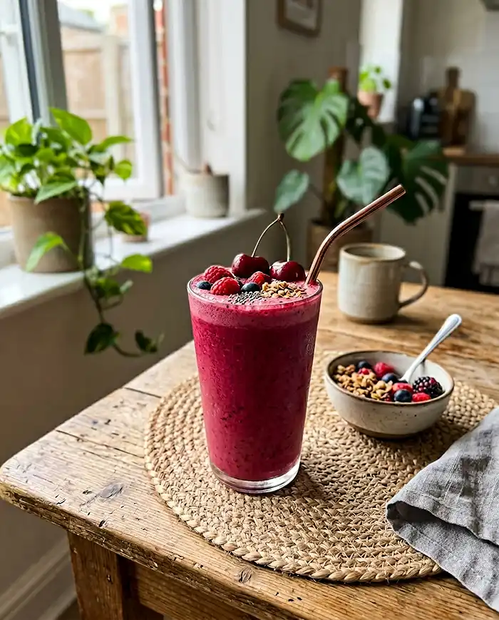 Cherry Collagen Smoothie 5 Healthy Cherry Collagen Smoothie workout recipe