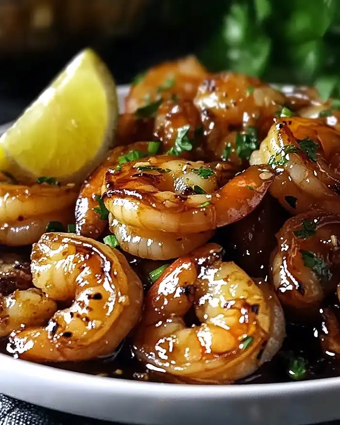 High-Protein Honey Garlic Shrimp