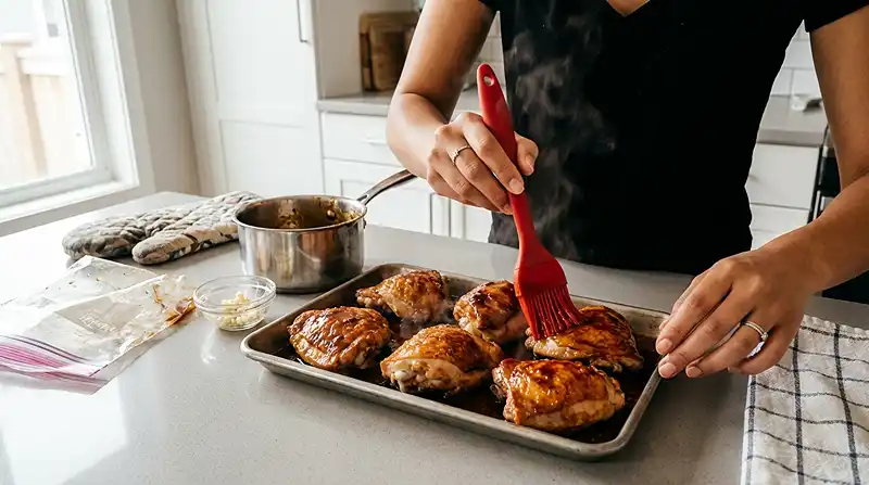 How to Make 5-Ingredient Honey Garlic Chicken Thighs