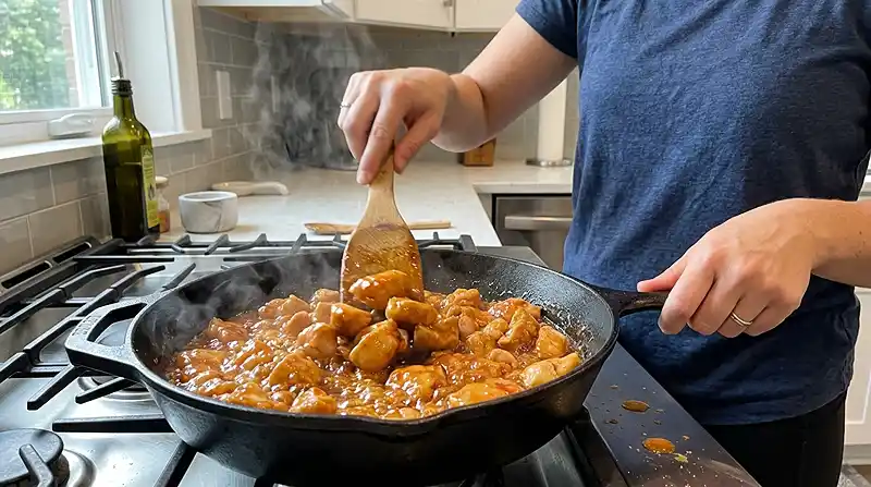 Honey Sriracha Glazed Chicken 4 How to Make Asian Honey Sriracha Glazed Chicken