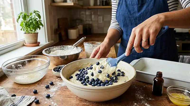 How to Make Blueberry Buttermilk Pancake Casserole