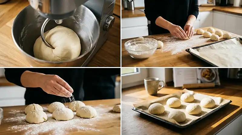 How to Make Homemade Burger Buns