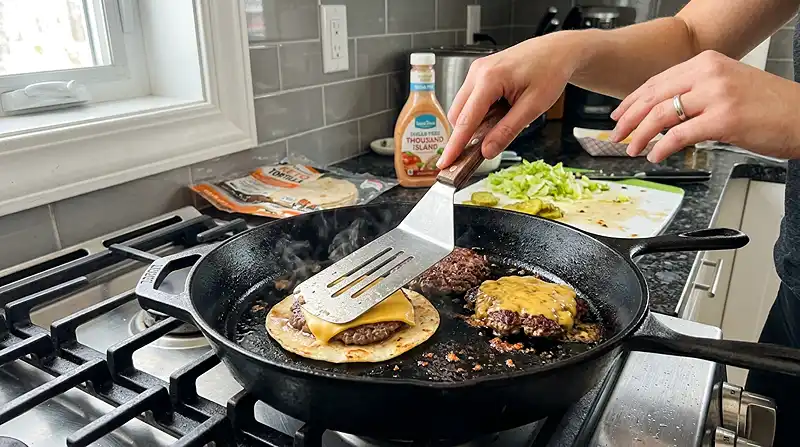 How to Make Keto Big Mac Smash Burgers