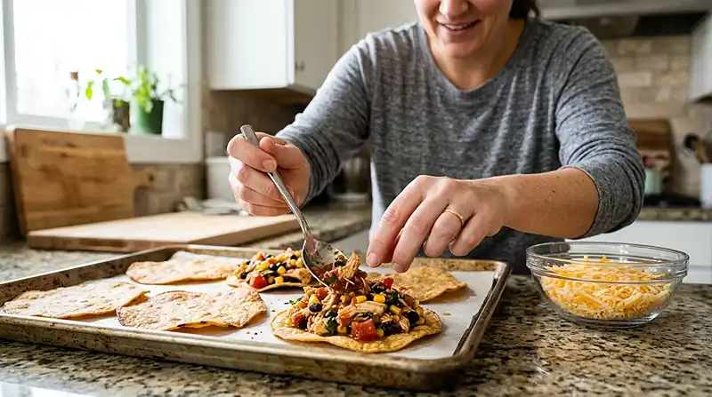 How to Make Mexican Rotisserie Chicken Tostadas