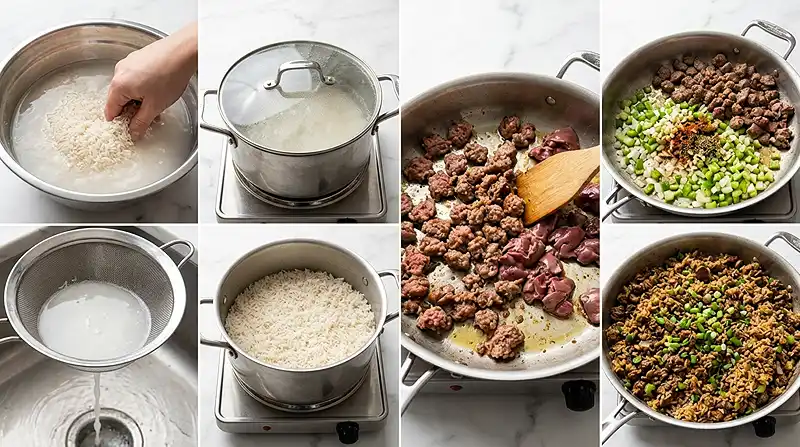 How to Make dirty rice