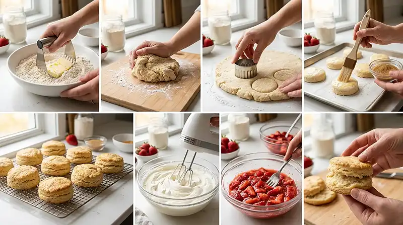 How to Make homemade shortcake biscuits