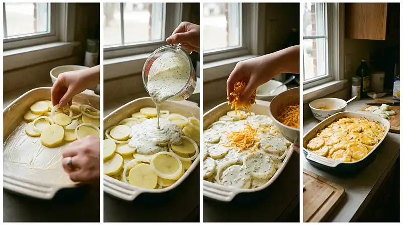 How to Make scalloped potatoes recipe