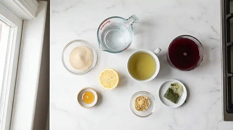 Ingredients for Dr William Li Gelatin Recipe