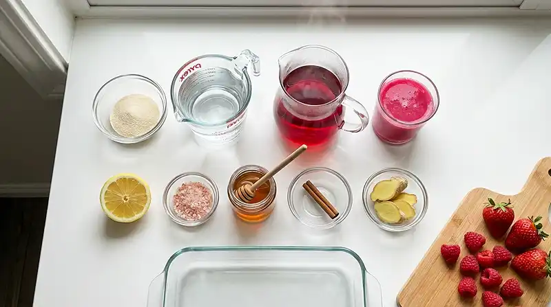 Ingredients for Dr. Rocio Pink Gelatin