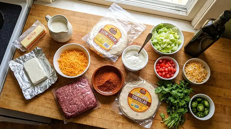 Keto Crunchwraps Recipe 3 Ingredients for Keto Crunchwraps Recipe